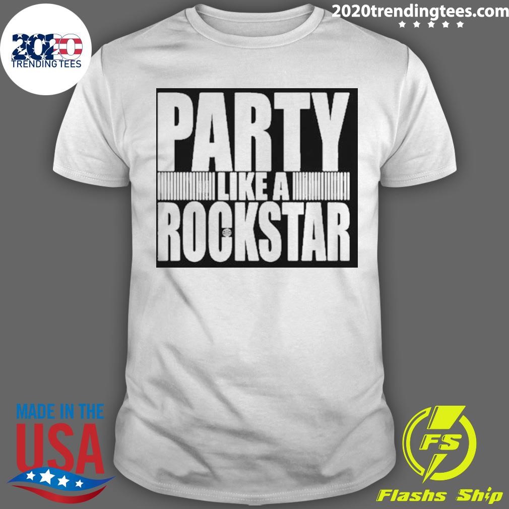 Original 6arelyhuman Party Like A Rockstar 2024 T-shirt