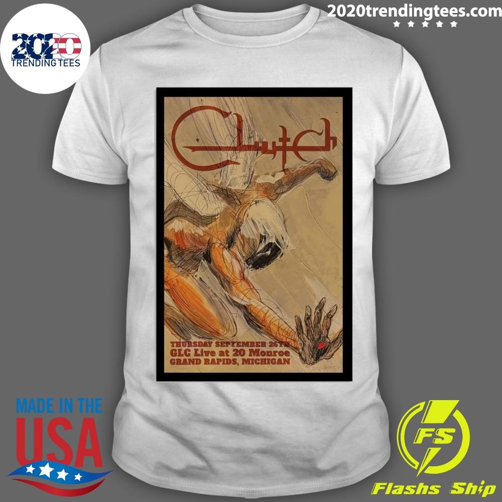 Original Clutch Sept 26 2024 At GLC Live At 20 Monroe In Grand Rapids, MI Concert T-shirt