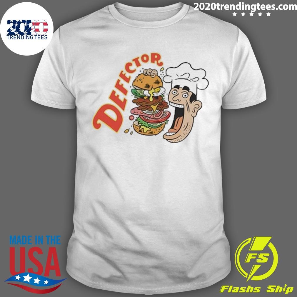 Original Defector Store Chefector Big Burger 2024 T-shirt