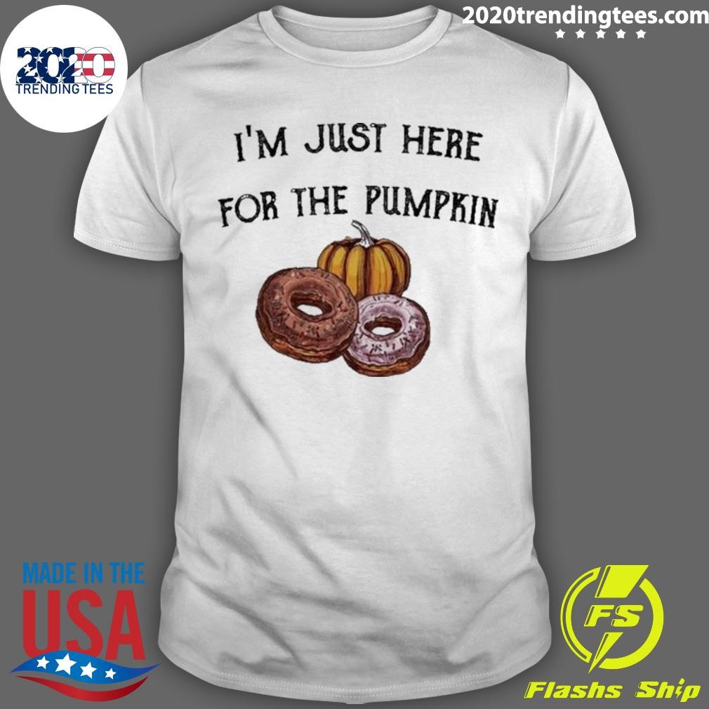 Original I’m Just Here For The Pumpkin Donuts Halloween 2024 T-Shirt