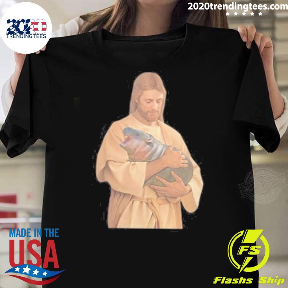 Original Jesus Moo Deng 2024 T-shirt