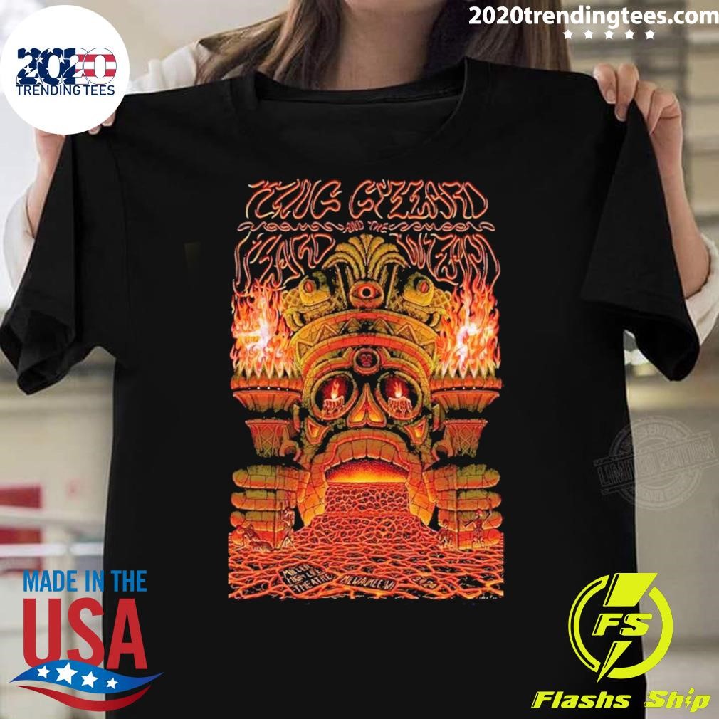 Original King Gizzard And The Lizard Wizard September 4, 2024 In Milwaukee, WI Tour Poster T-shirt