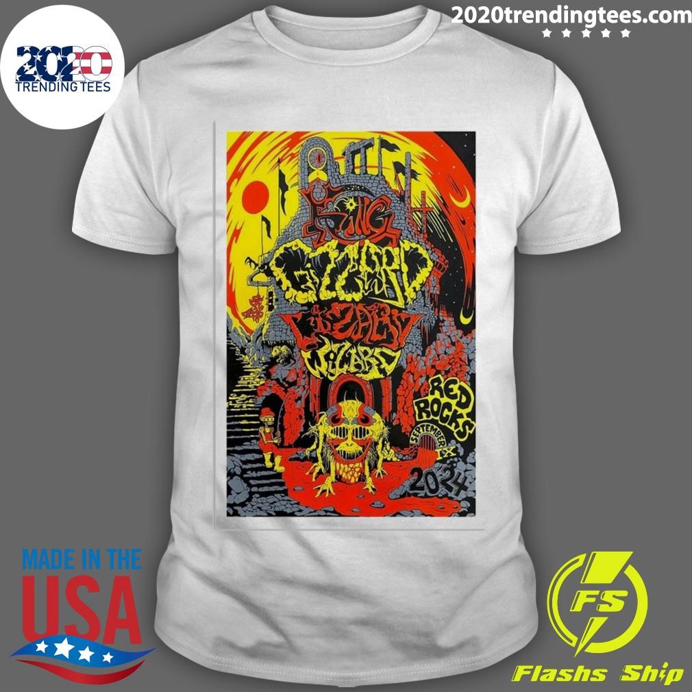 Original King Gizzard & the Lizard Wizard September 9, 2024 Red Rocks Amphitheatre, Morrison, CO T-shirt