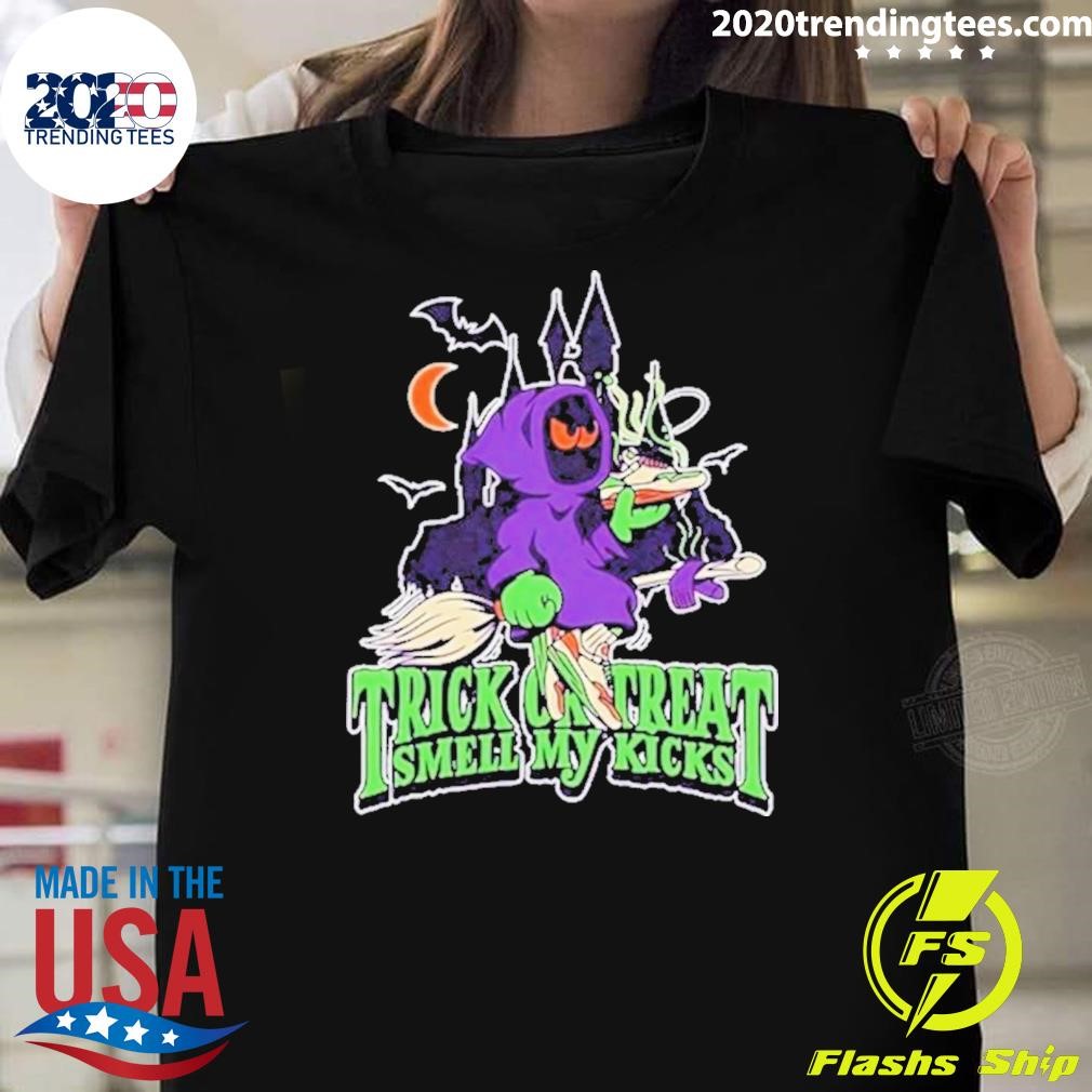 Original Kixnkarbs Los Angeles Trick Or Treat Smell My Kicks T-Shirt