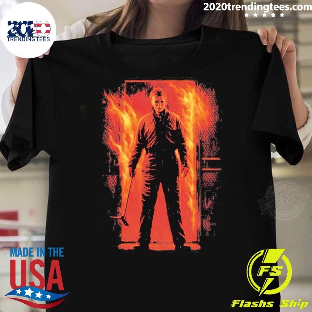 Original Let It Burn Michael Myers Halloween 2024 T-shirt