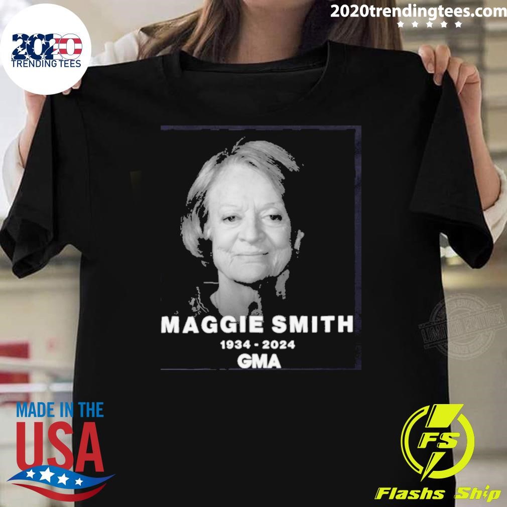 Original Maggie Smith 1934 2024 Thank You Memories T-shirt