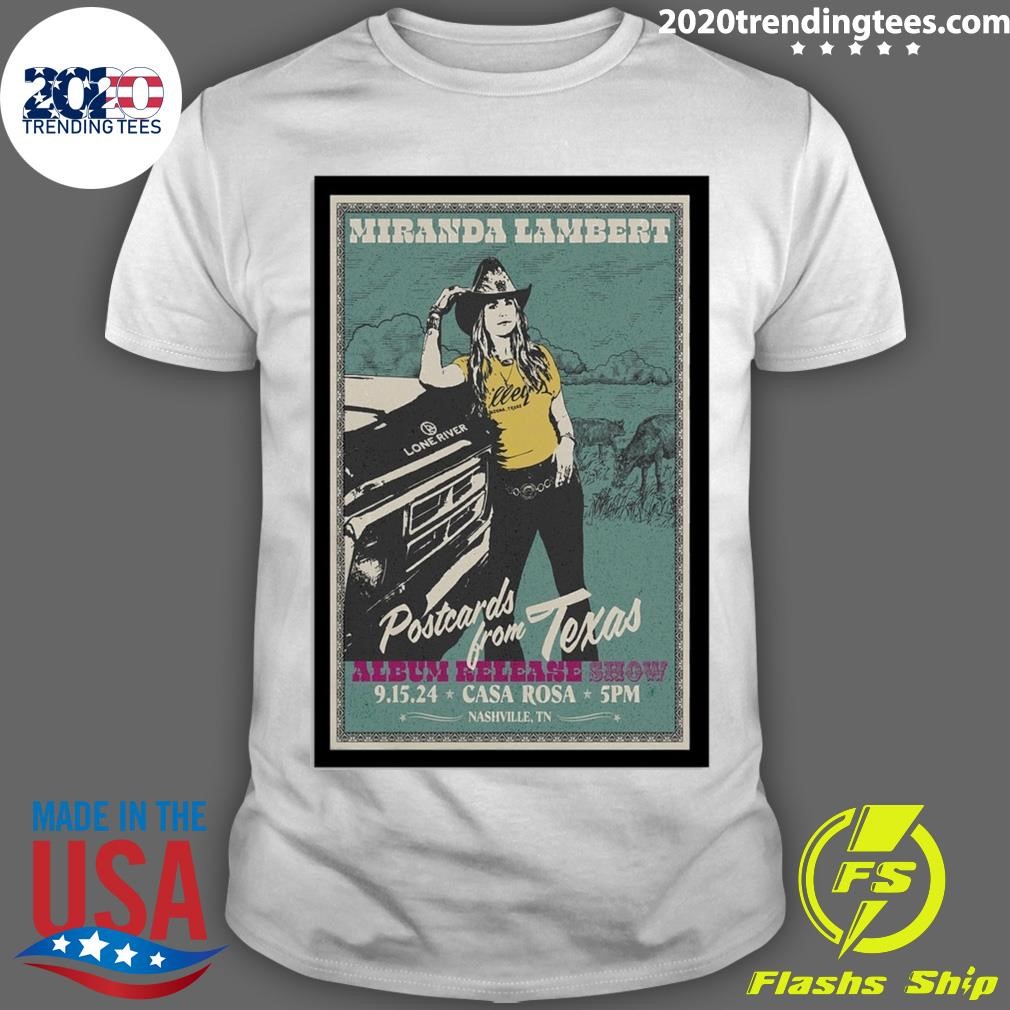 Original Miranda Lambert At Casa Rosa In Nashville, TN On September 15 2024 T-shirt