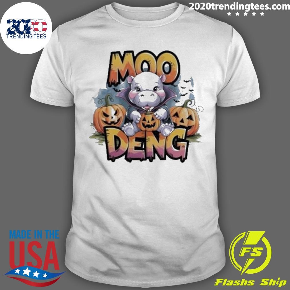 Original Moo Deng Baby Hippo Halloween T-Shirt