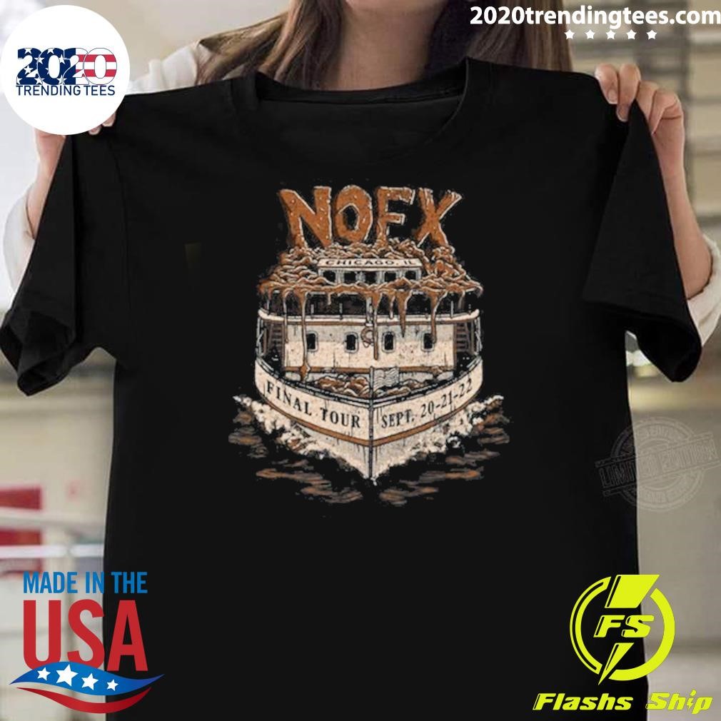 Original NOFX Band Final Tour Chicago, IL, Riot Fest 20-21-22 2024 T-shirt