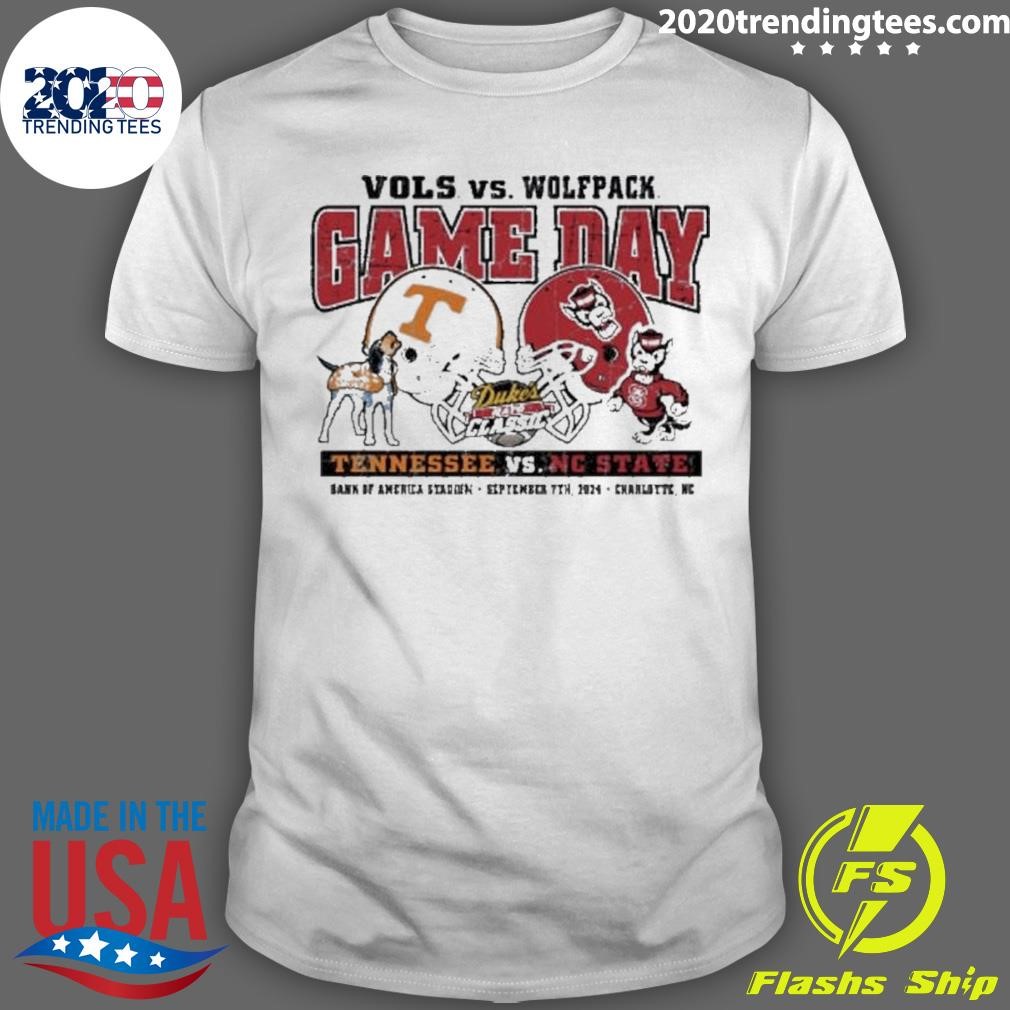 Original Nc State Wolfpack Champion Oxford Grey Duke’s Mayo Classic Nc State Vs Tennessee T-shirt