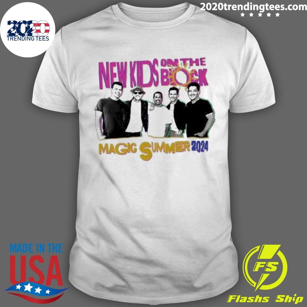 Original New Kids On The Block Magic Summer 2024 T-shirt