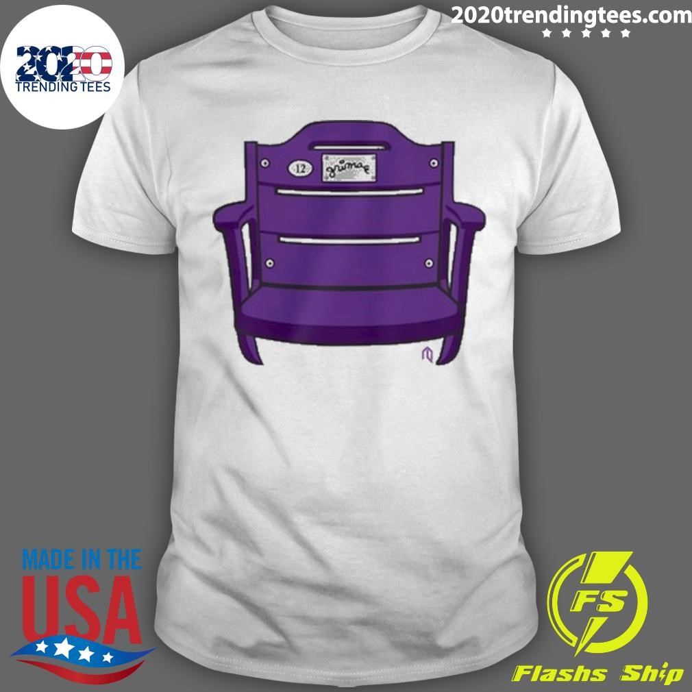 Original Purple Stadium Throne Tee T-shirt