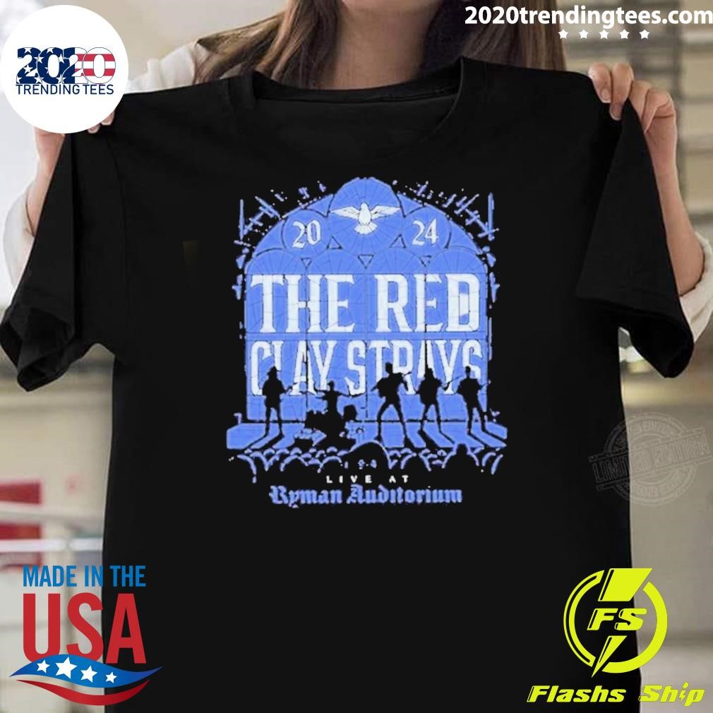 Original Red Clay Strays September 4 2024 In Nashville, Tn Tour T-shirt