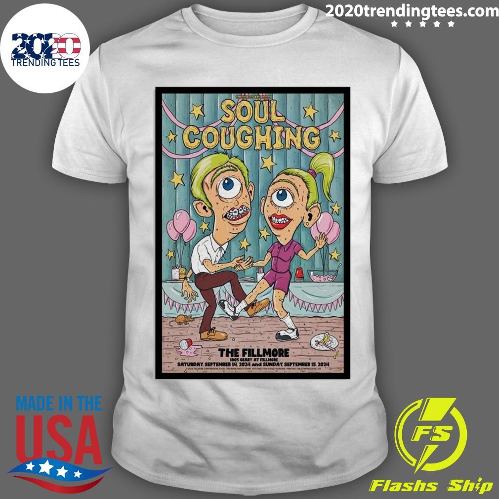 Original Soul Coughing Sep 14-15 2024 The Fillmore In San Francisco CA T-shirt