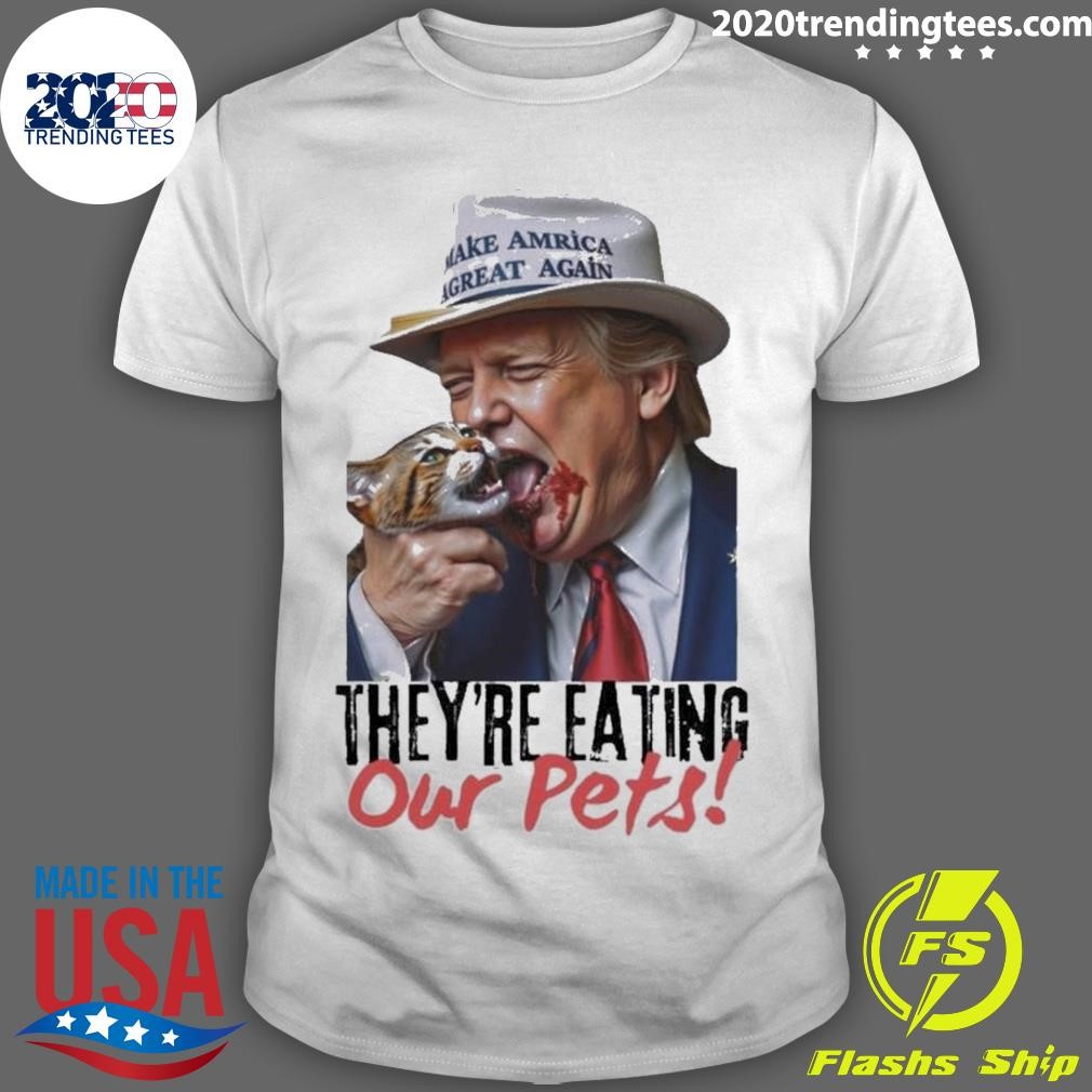 Original They're Eating Save Our Pets Trump 2024 T-shirt