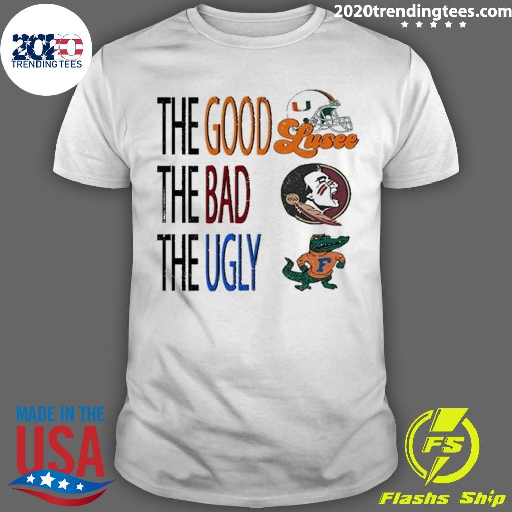 Original University Of Miami The Good The Bad The Ugly Tee T-shirt