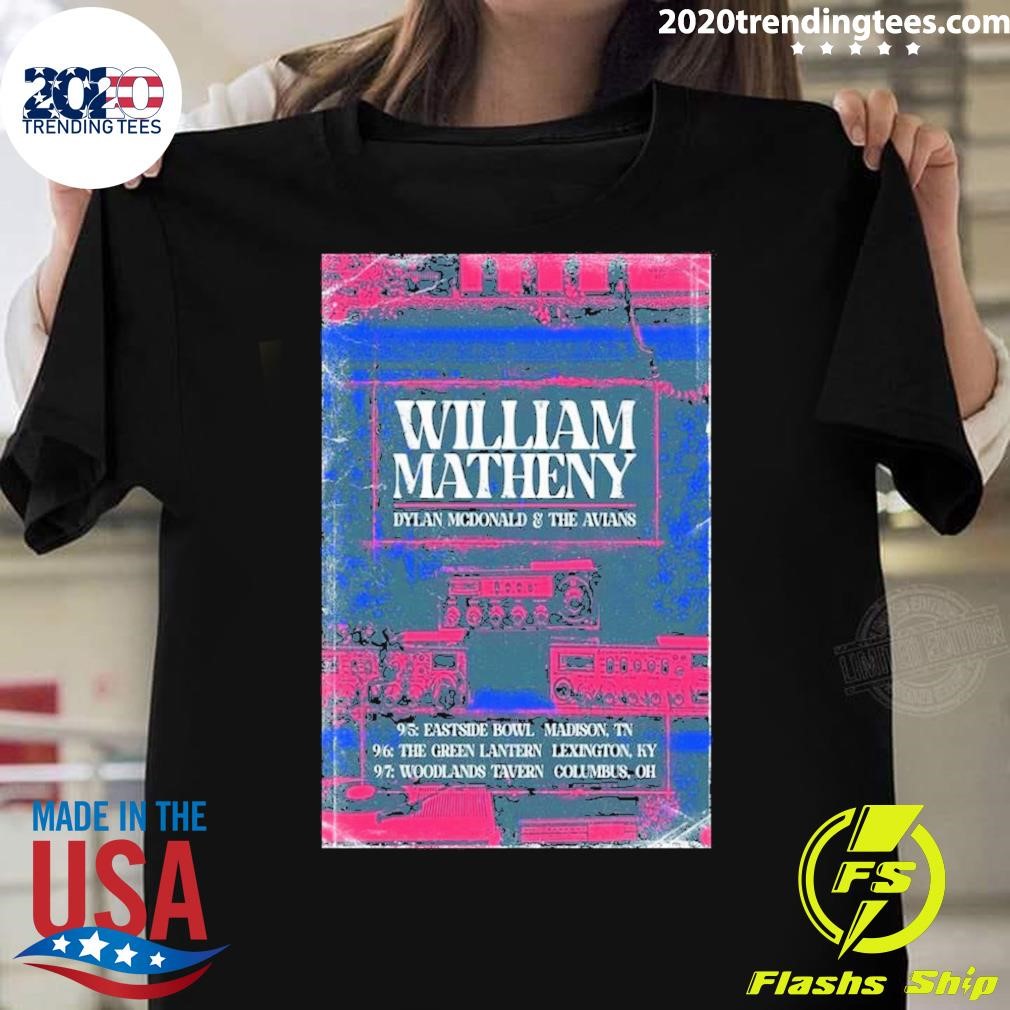 Original William Matheny Sep 5 2024 Eastside Bowl In Nashville Tn Poster T-shirt