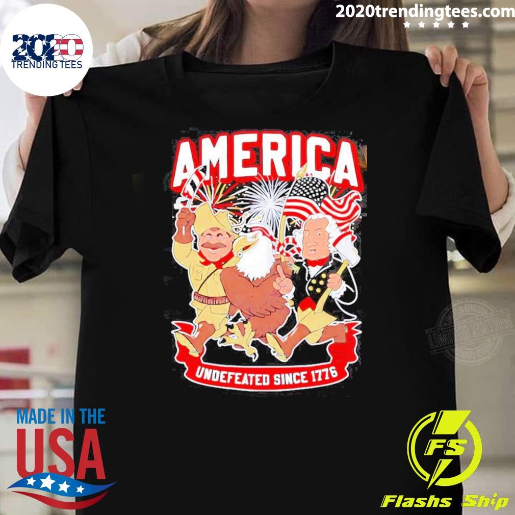 Premium America Undefeated Since 1776 Independence Day T-shirt