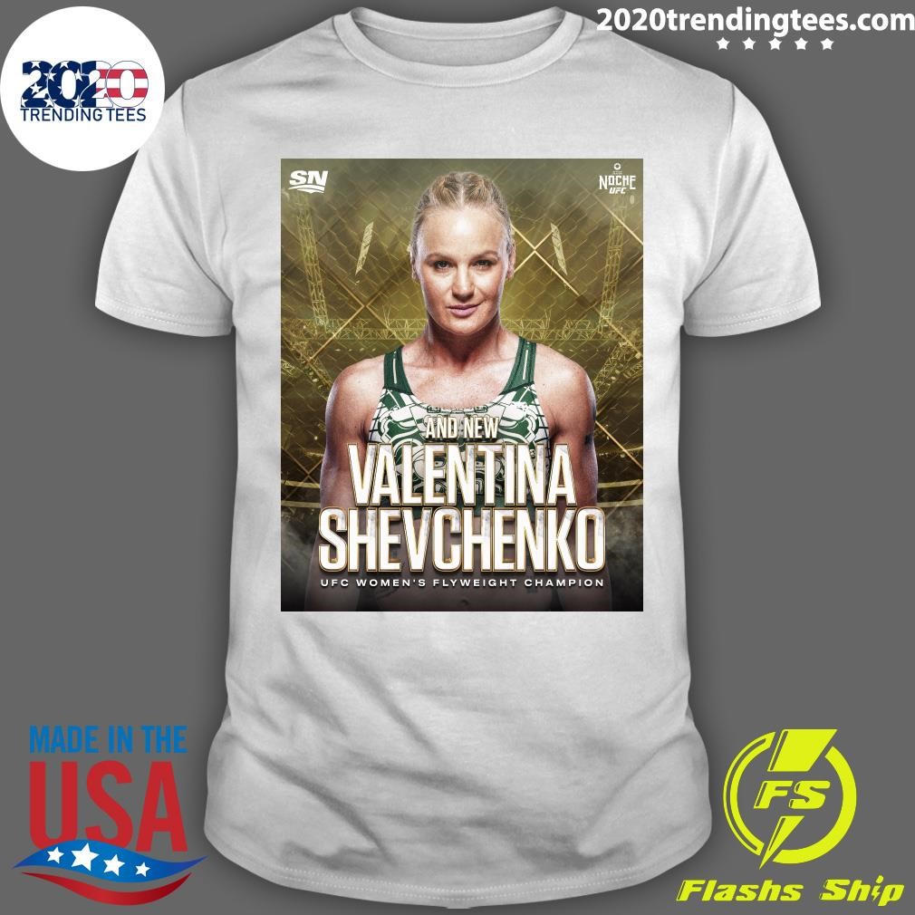 Premium And New Valentina Shevchenko Fc Women's Flyweight Champion T-Shirt