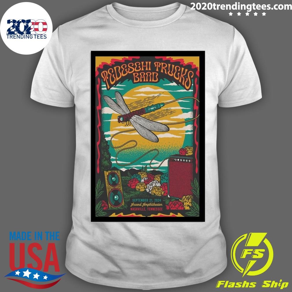 Premium Ascend Amphitheater Nashville, TN Sept 21 2024 Tedeschi Trucks Band Concert T-shirt