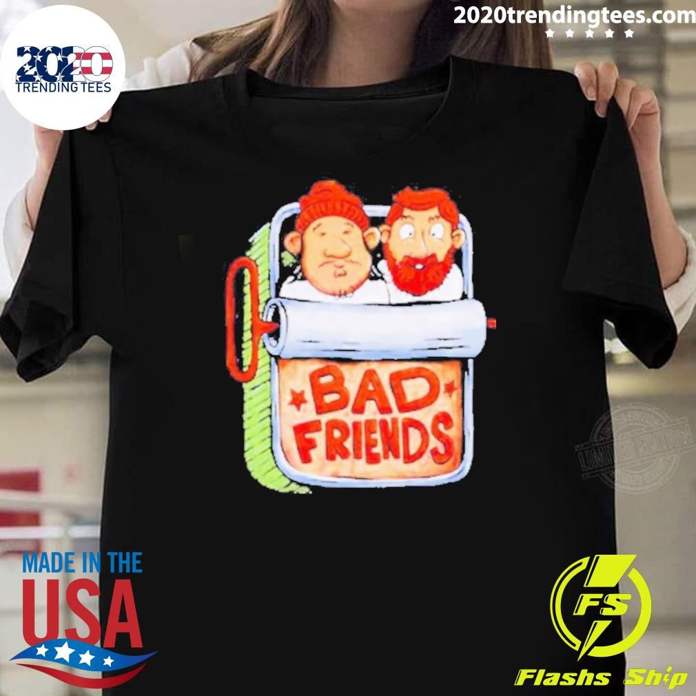 Premium Bad Friends Podcast Beastie Friends T-shirt