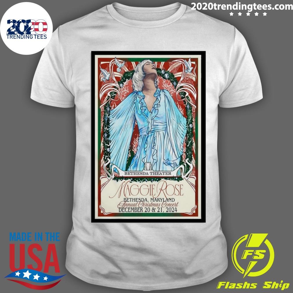 Premium Bethesda Theater Maggie Rose Bethesda, Maryland Annual Christmas Concert December 20 & 21, 2024 T-shirt