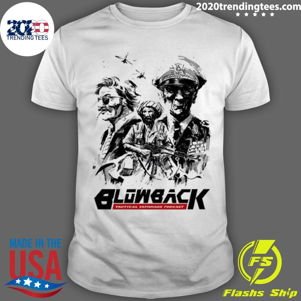 Premium Blowback Tactical Espionage Podcast 2024 T-shirt