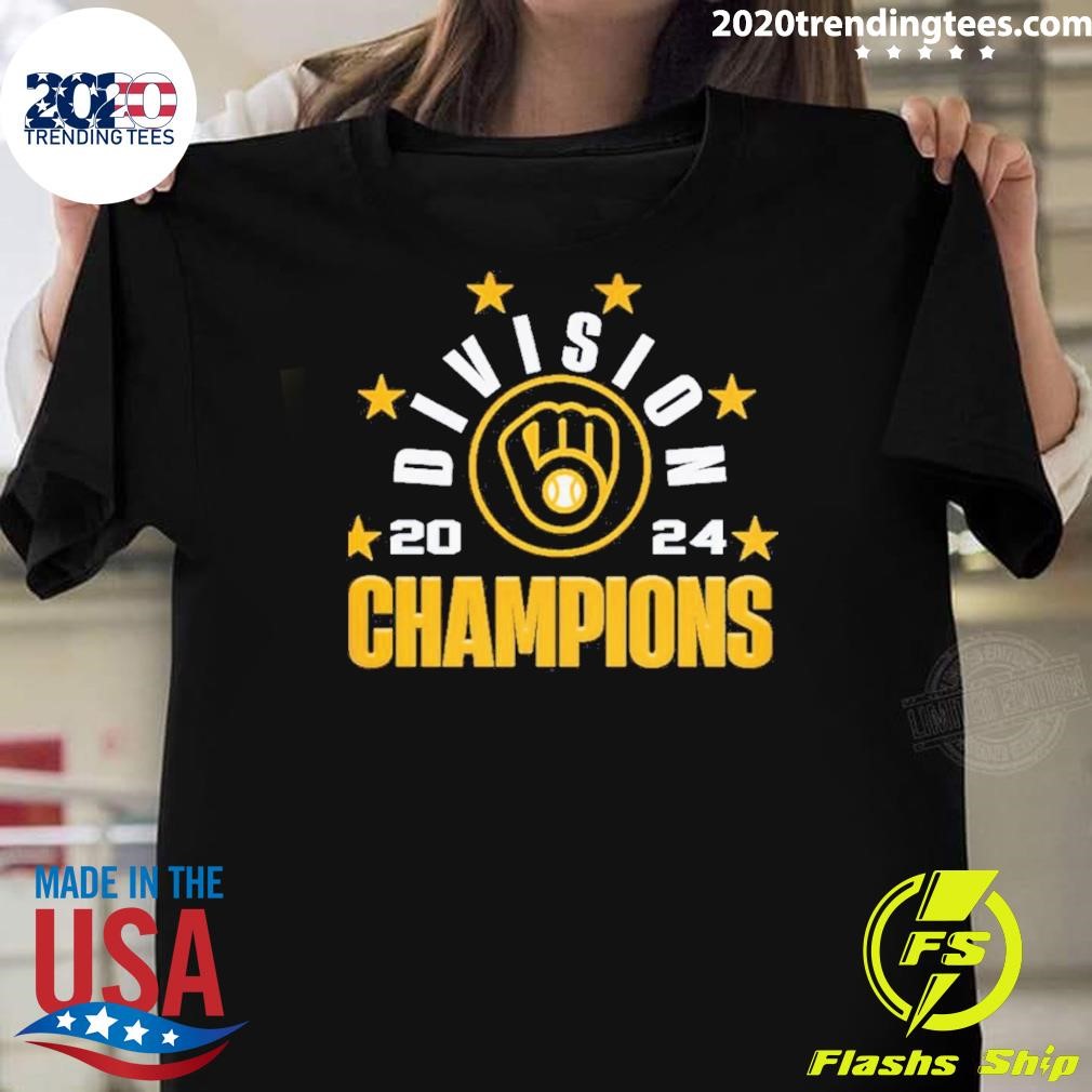 Premium Brewers 2024 Division Champions Milwaukee T-shirt