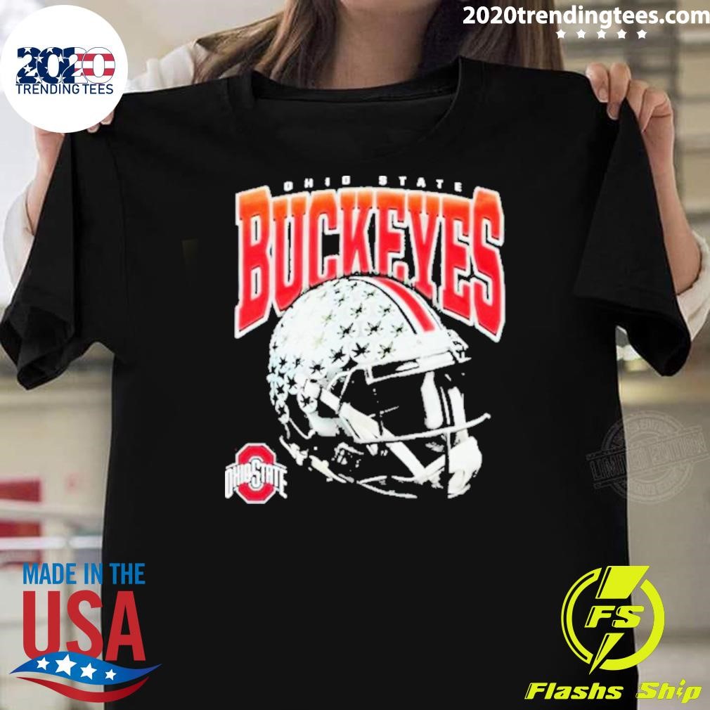 Premium Buckeyes Realistic Helmet 2024 T-shirt