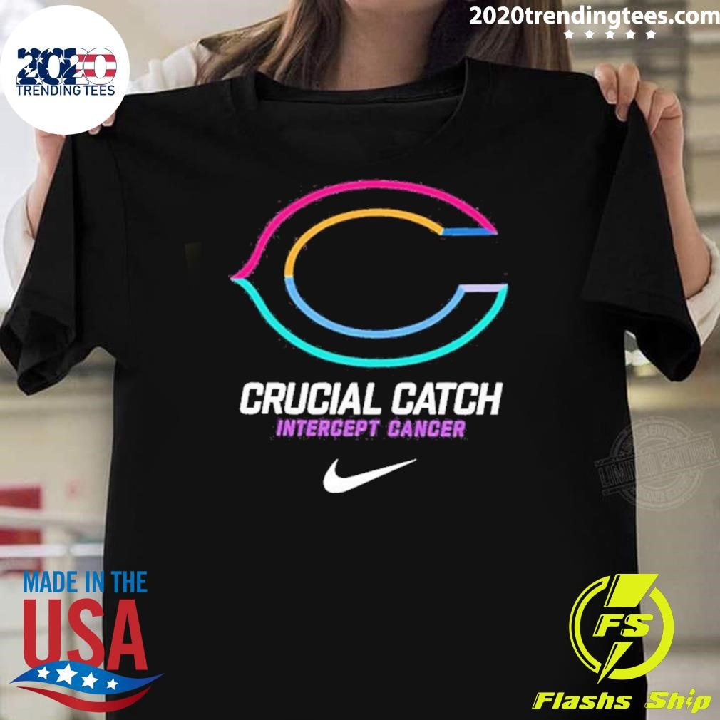 Premium Chicago Bears X Nike 2024 NFL Crucial Catch T-shirt