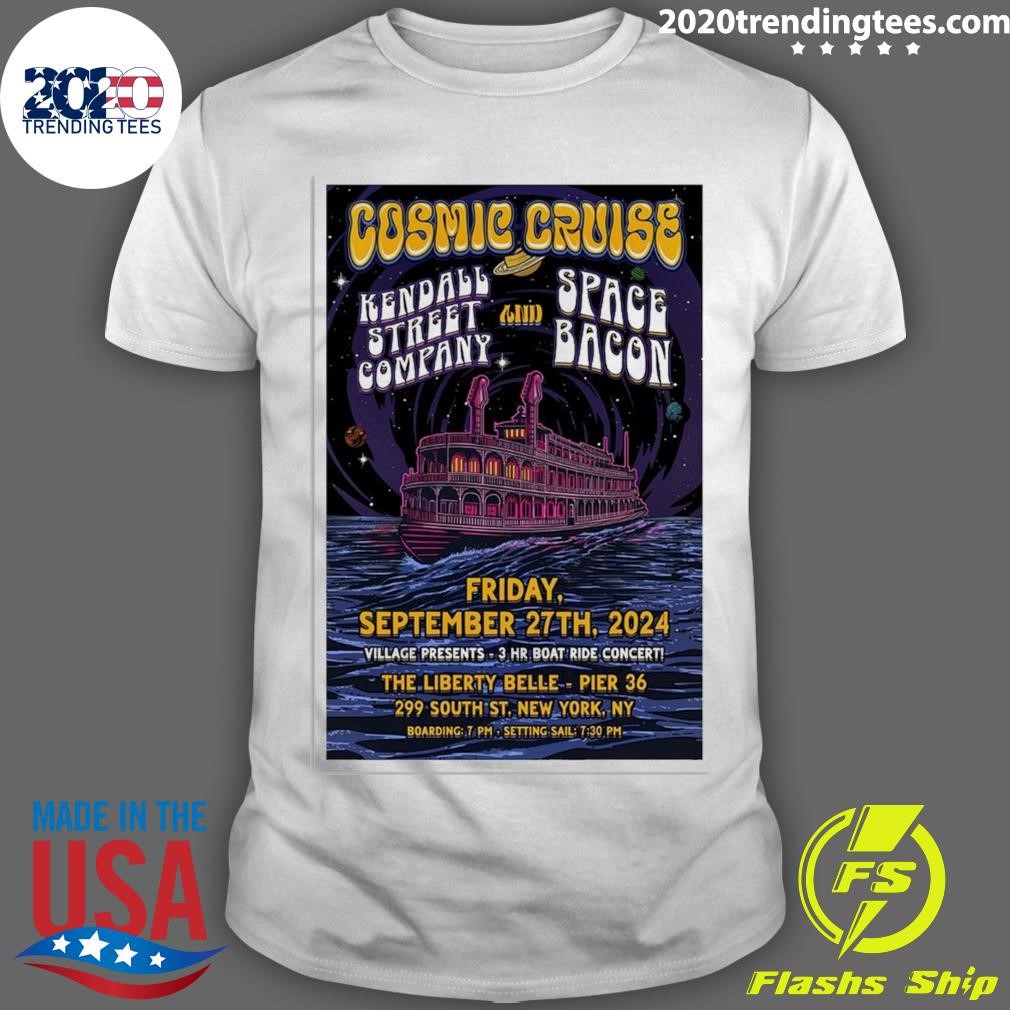 Premium Cosmic Cruise Sept 27 2024 The Liberty Belle-Pier 36 In New York NY T-shirt