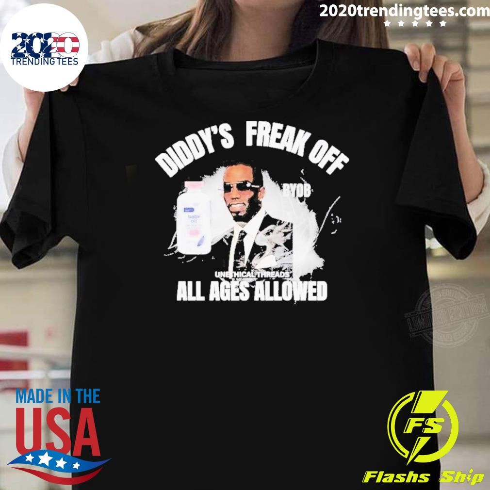 Premium Diddy Party Freak Off All Ages Allowed 2024 T-shirt