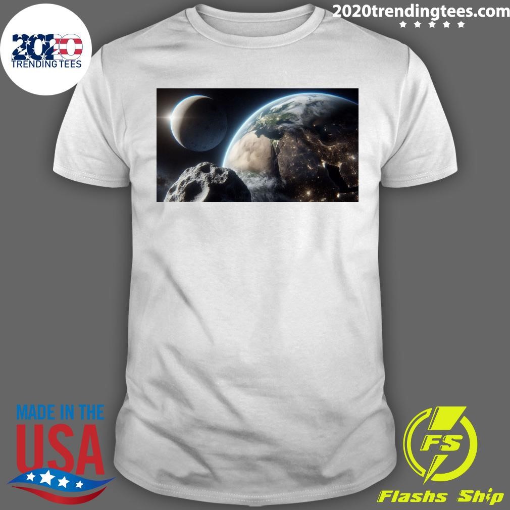 Premium Earth's Temporary Mini Moon 2024 T-Shirt