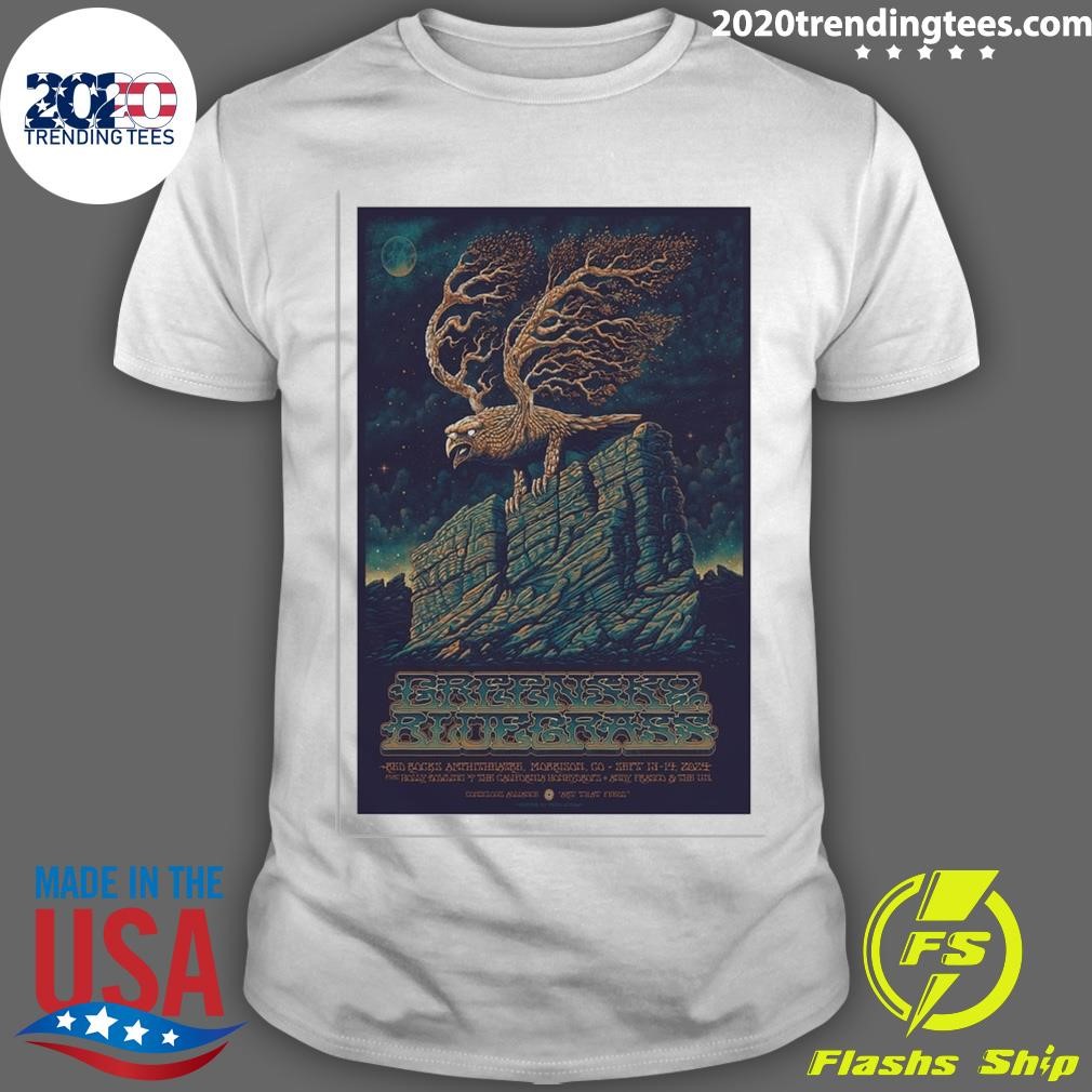 Premium Greensky Bluegrass September 13-14 2024 In Morrison, CO Tour T-Shirt