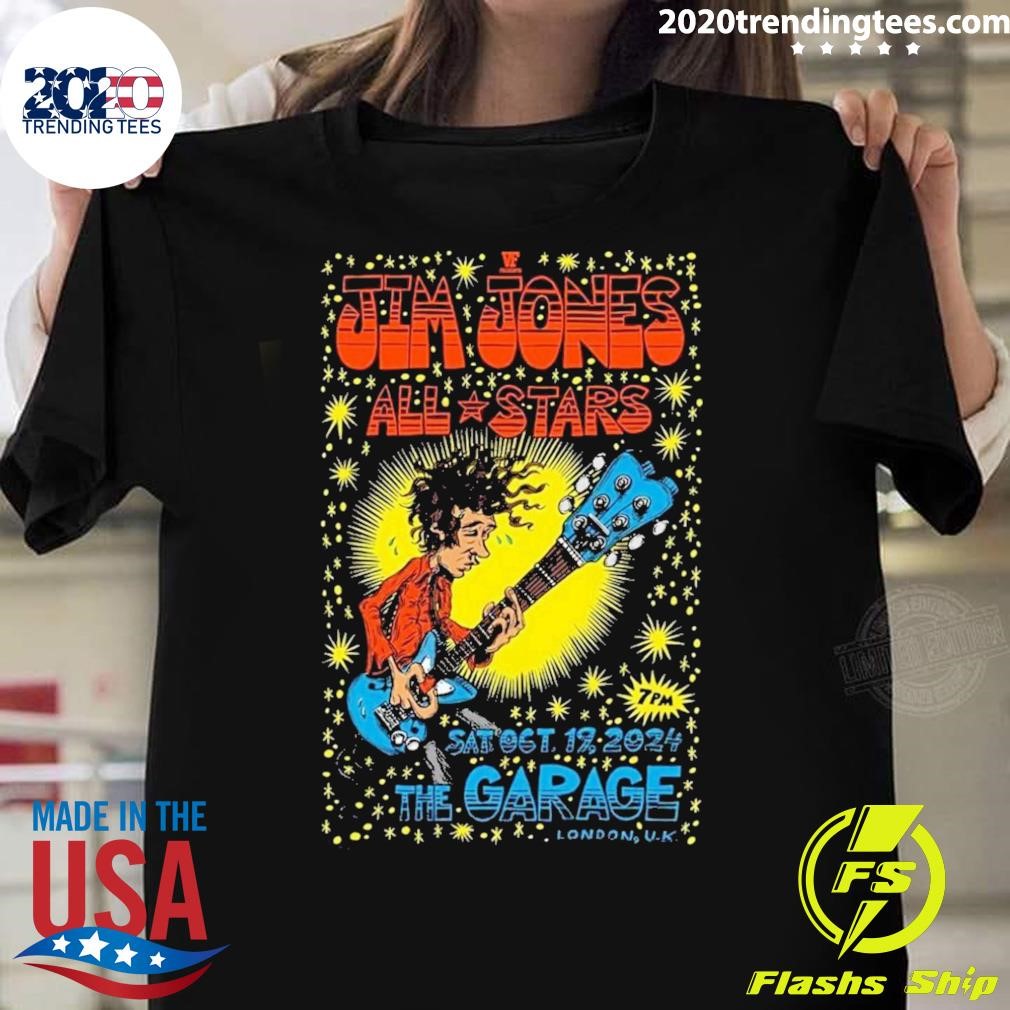 Premium Jim Jones All Stars Sat Oct 19 2024 The Garage In London UK T-shirt