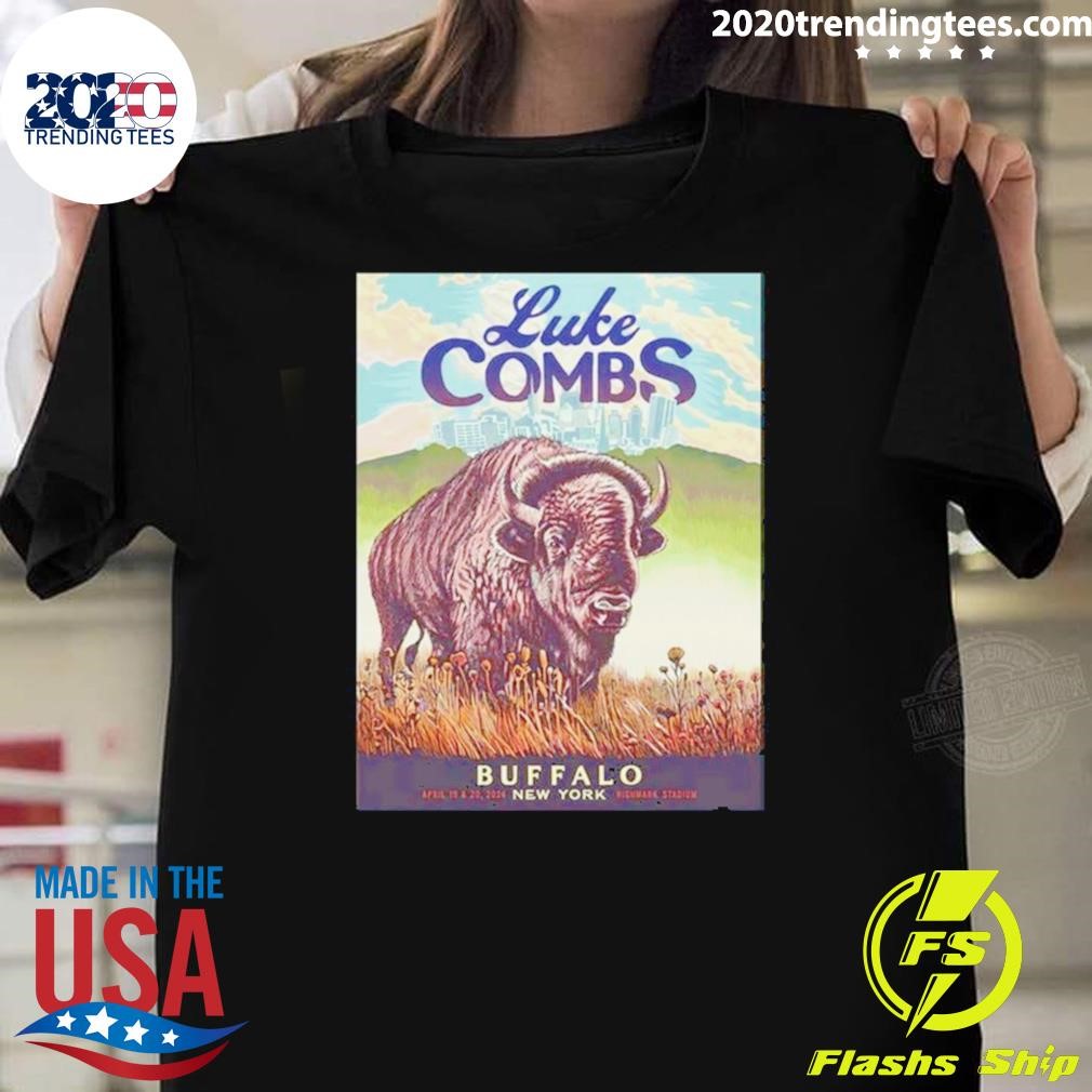 Premium Luke Combs April 2024 Highmark Stadium Buffalo Ny T-shirt