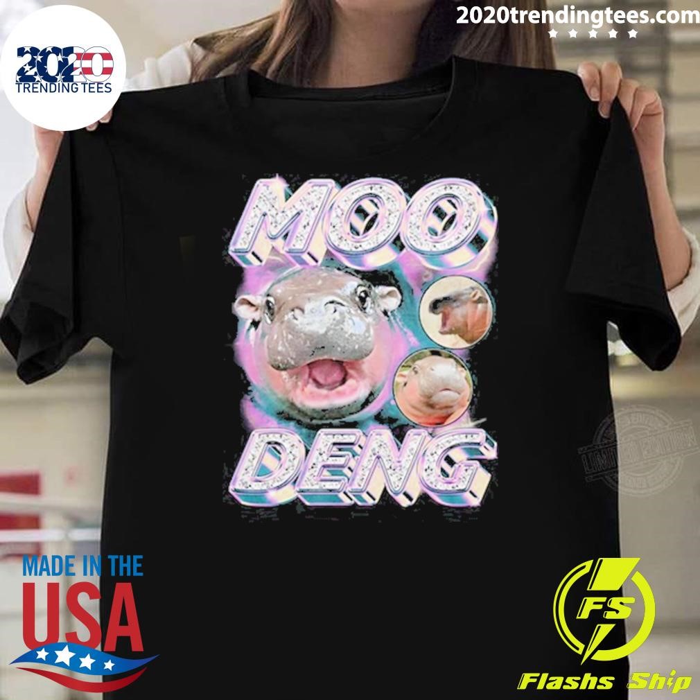 Premium Moo Deng Hippo 2024 T-shirt