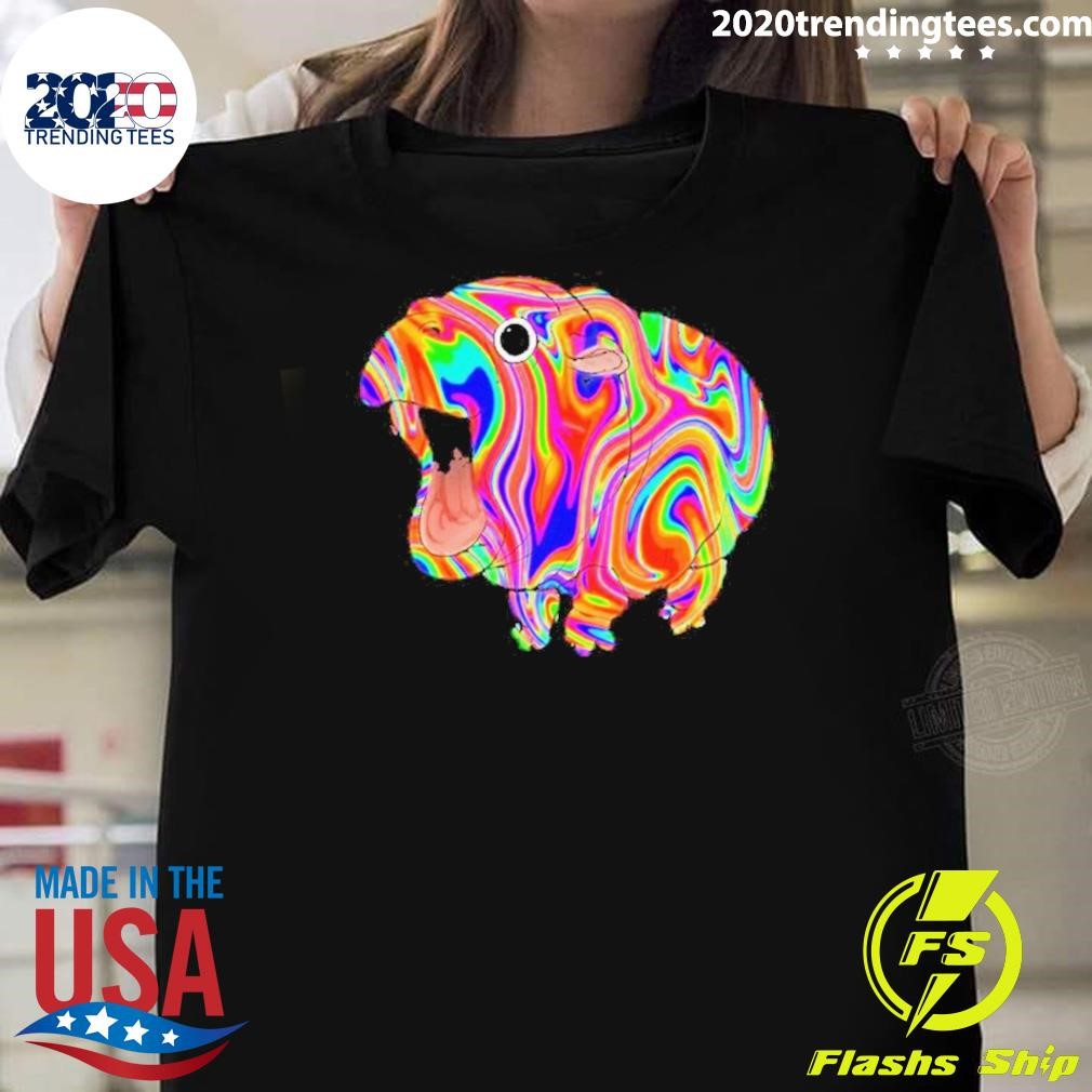 Premium Moo Deng Rainbow Funny 2024 T-Shirt