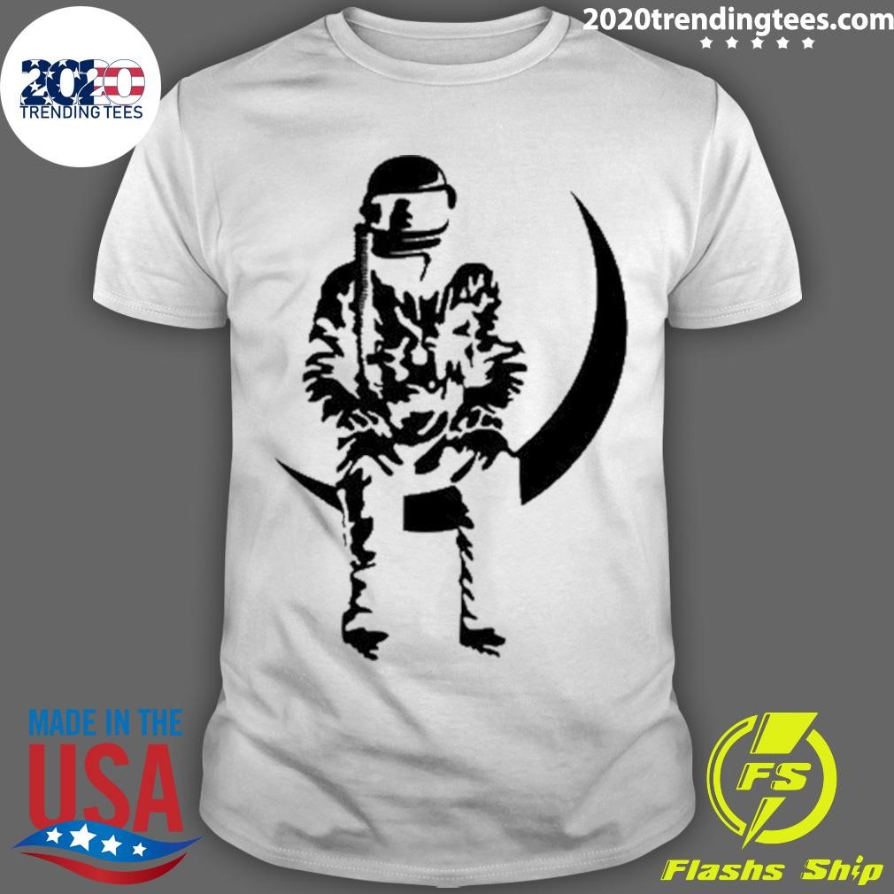 Premium Moon Man Ocean Blue 2024 T-shirt