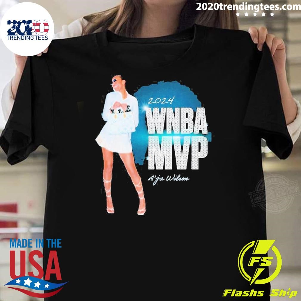 Premium Mvp Signature A’ja Wilson 2024 Wnba T-shirt