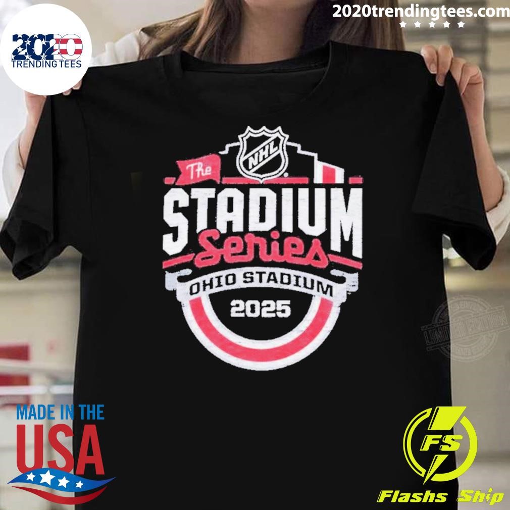 Premium Nhl 2025 Stadium Series Event Logo Franklin T-shirt