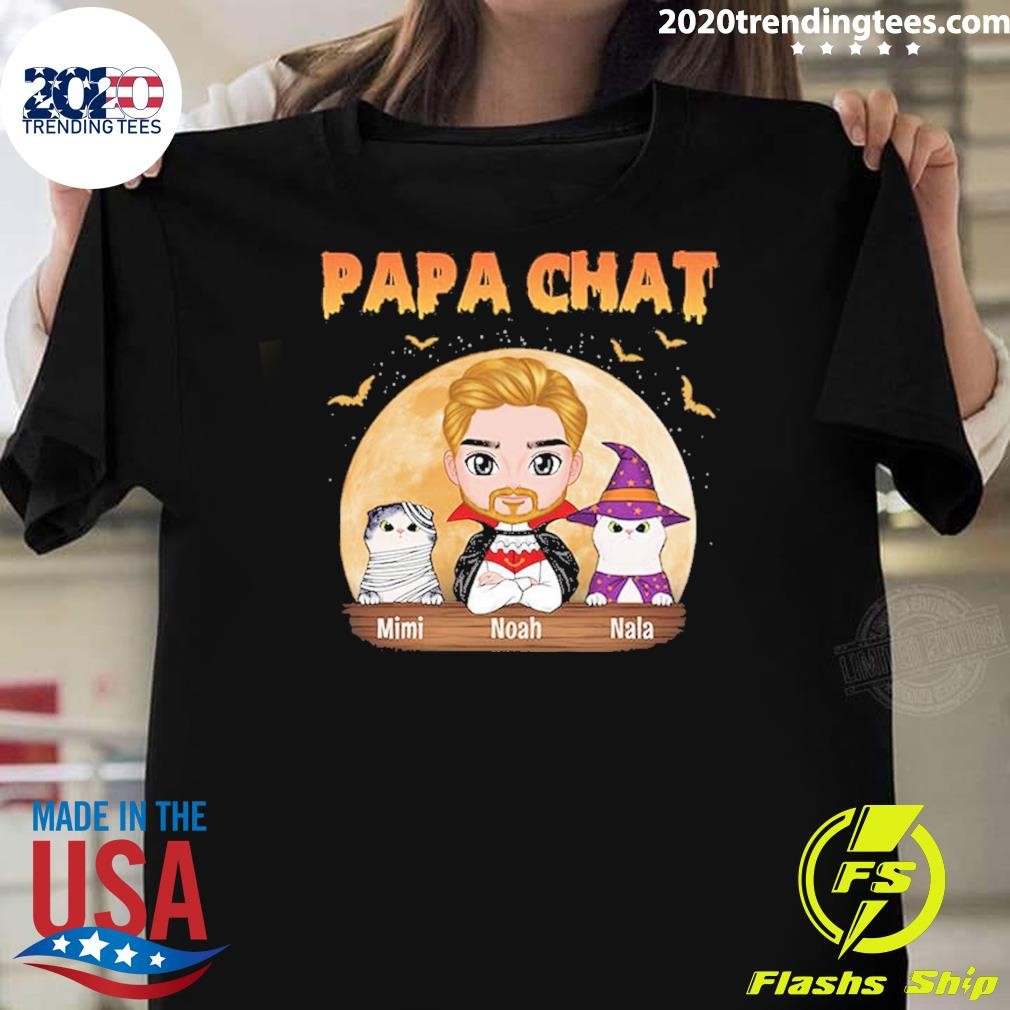 Premium Papa Chat Version Halloween T-shirt