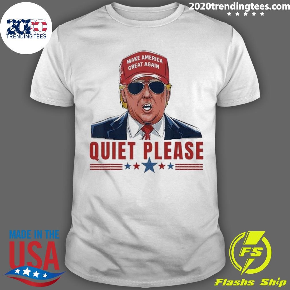 Premium Quiet Please Trump Presidential Debate T-shirt