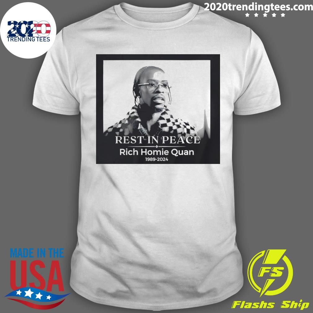 Premium Rest In Peace Rich Homie Quan 1989-2024 Dead At 34 T-shirt