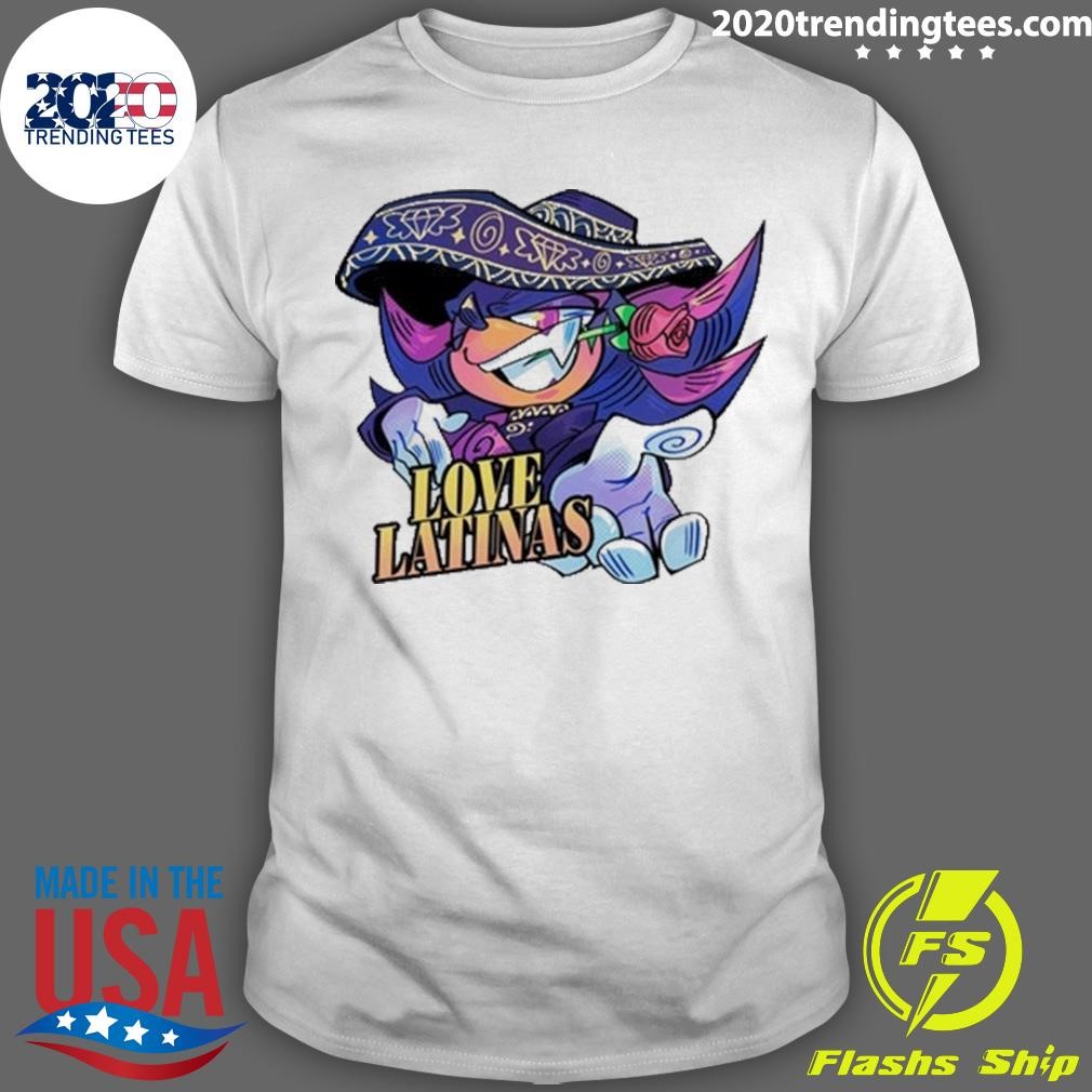 Premium Sonic Shadow Love Latinas T-shirt