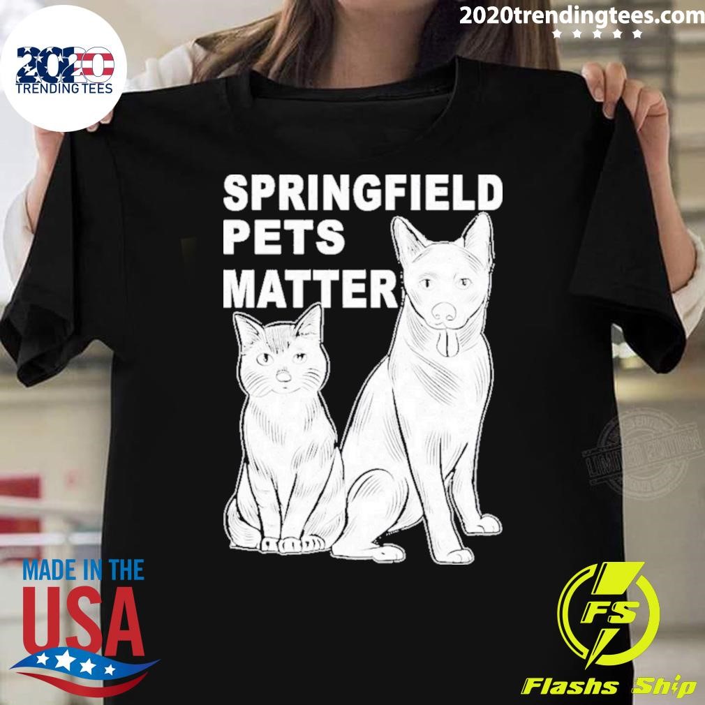 Premium Springfield Pets Matter Funny Presidential Debate Humor T-shirt