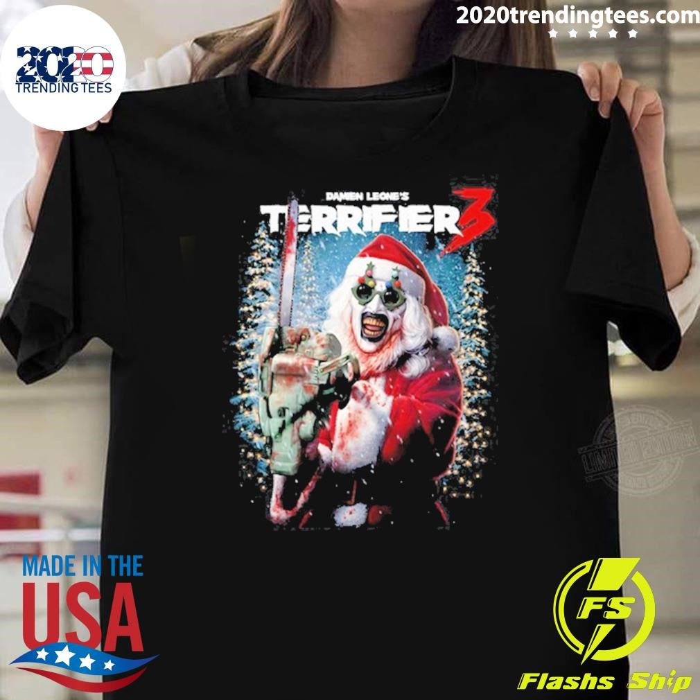 Premium Terror Threads Terrifier 3 Merry Mayhem 2024 T-shirt