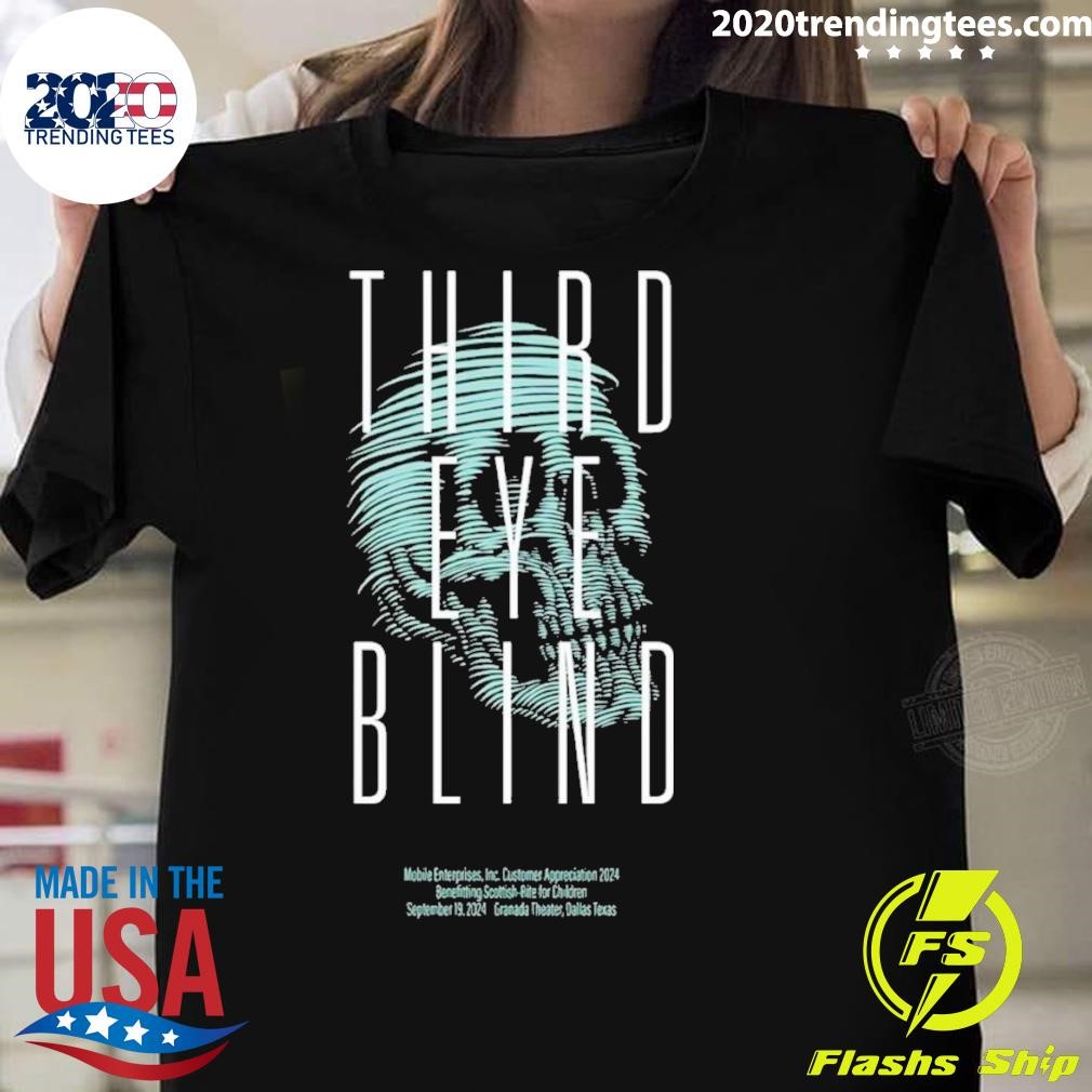 Premium Third Eye Blind Band On Sept 19 2024 Live At Granada Theater, Dallas Texas Tour Poster T-Shirt