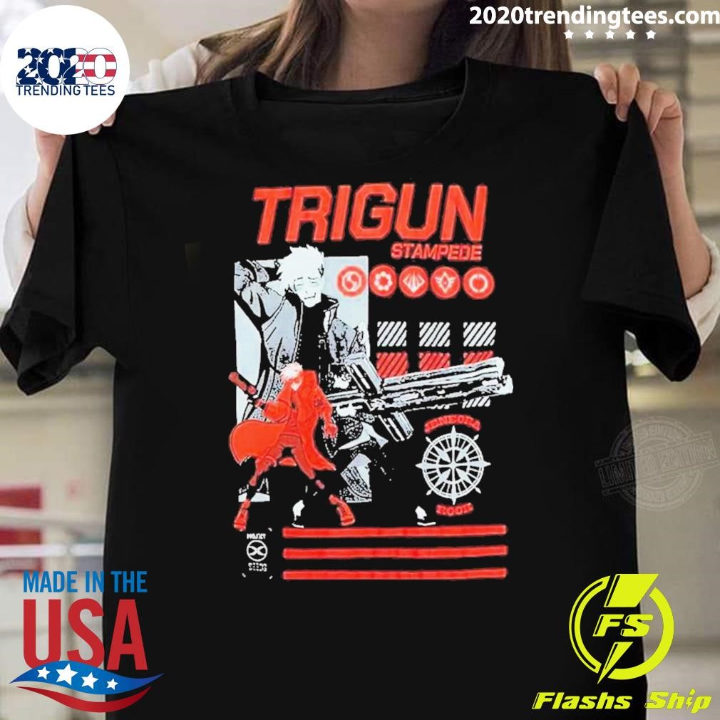 Premium Trigun Stampede Studio Orange T-Shirt