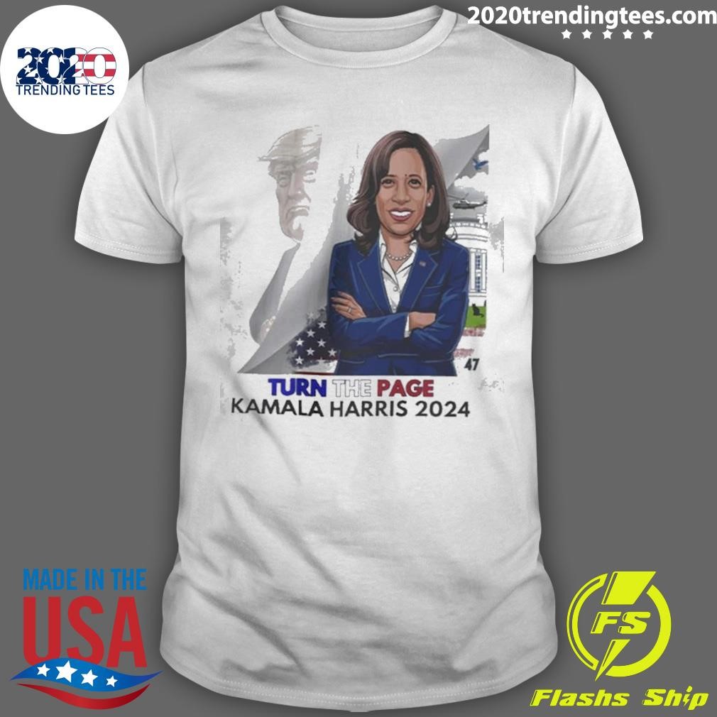 Premium Turn The Page Kamala Harris 2024 T-shirt